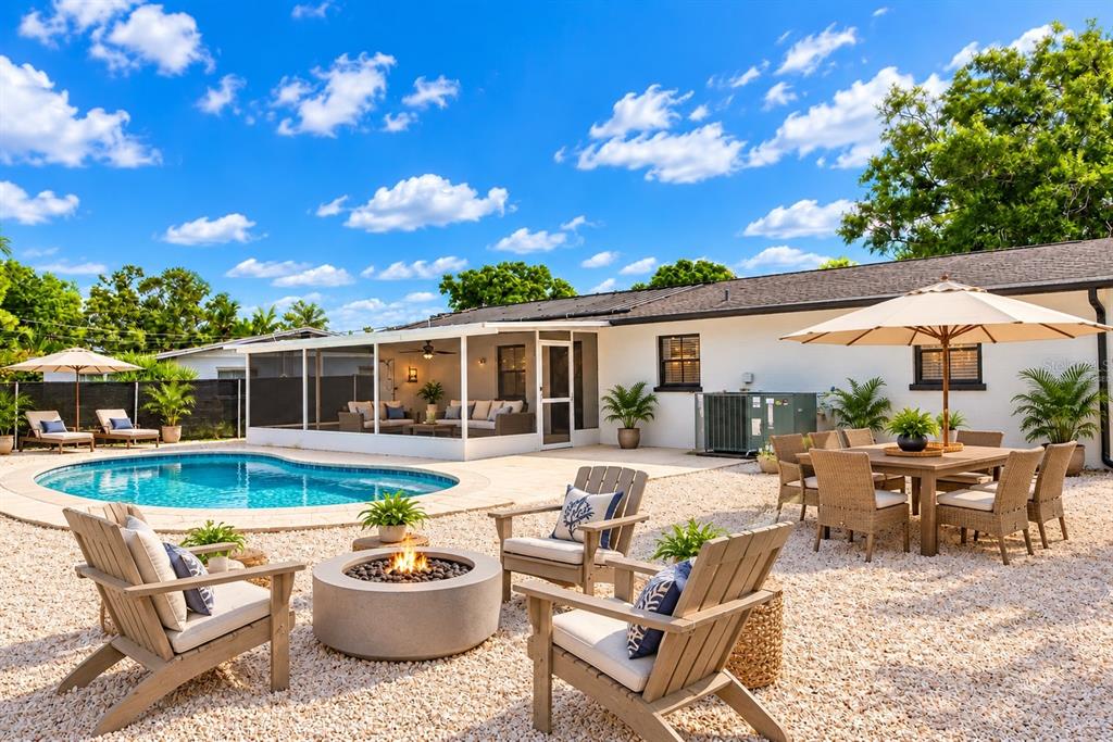 Virtually Staged Backyard