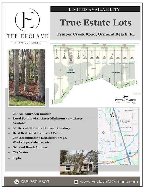 Property for sale at 471 N TYMBER CREEK, ORMOND BEACH, FLORIDA, FL, 32174