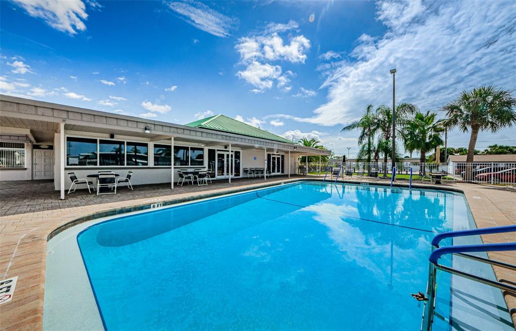 Heated community pool