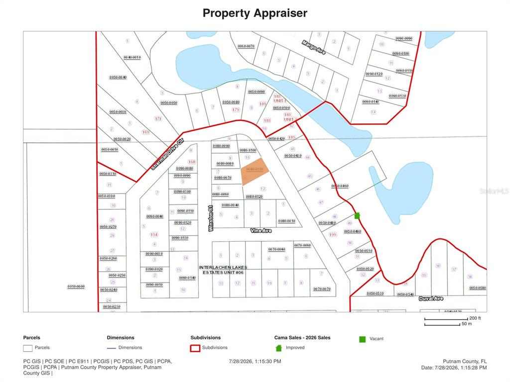 Property for sale at 0 SHERMAN DRIVE CIRCLE, INTERLACHEN, FL, 32148