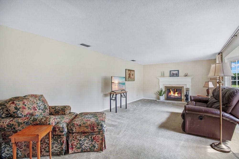 Formal Living Room with Fireplace