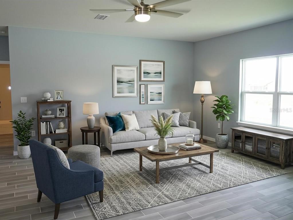 Virtual Staged Living Room