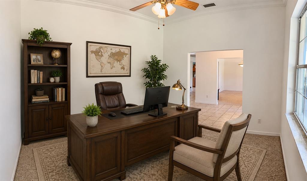 VIRTUALLY STAGED Office/Den
