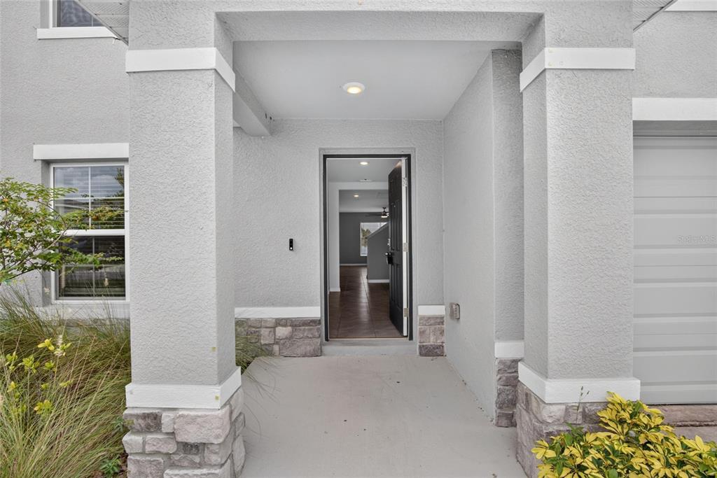Front door open