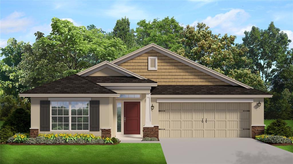 Rendering of home for illustrative purposes only! Colors and features will vary!