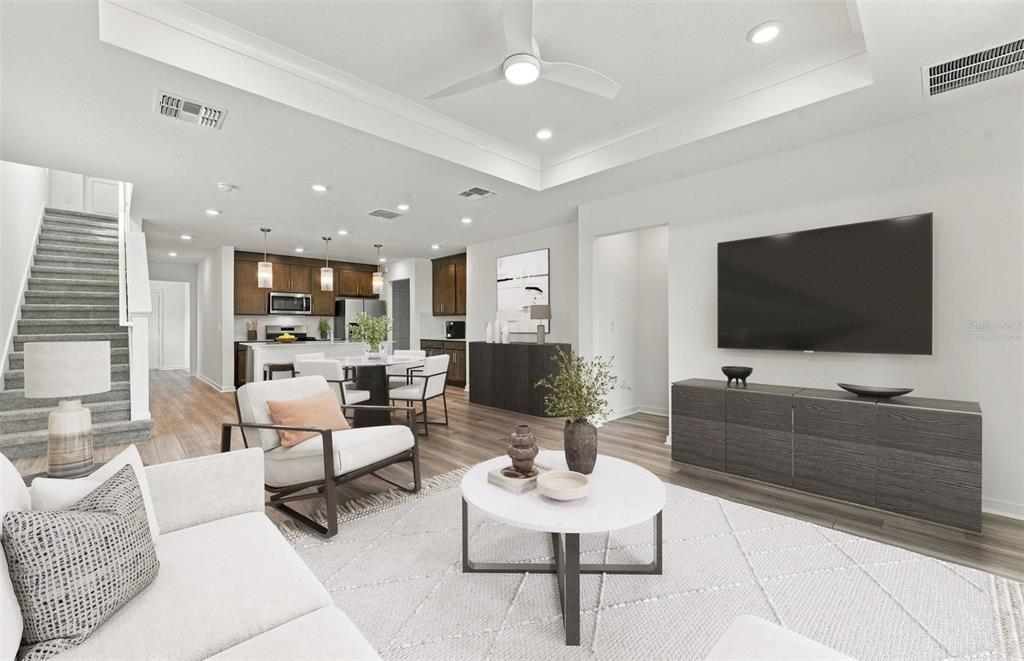 Virtually Staged - Open Gathering Room