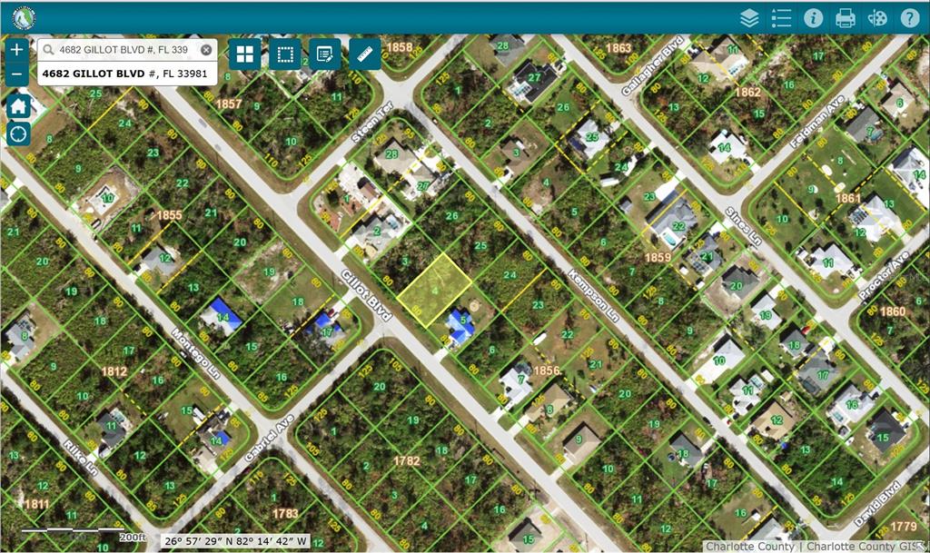 Property for sale at 4682 GILLOT BOULEVARD, PORT CHARLOTTE, FL, 33981