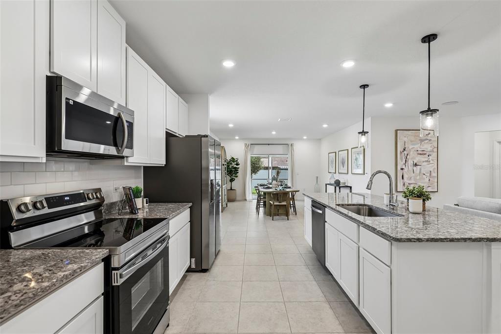 Model home - actual features may vary.