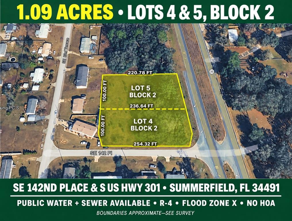 Property for sale at Corner SE 142ND PLACE & S US HWY-301, SUMMERFIELD, FL, 34491