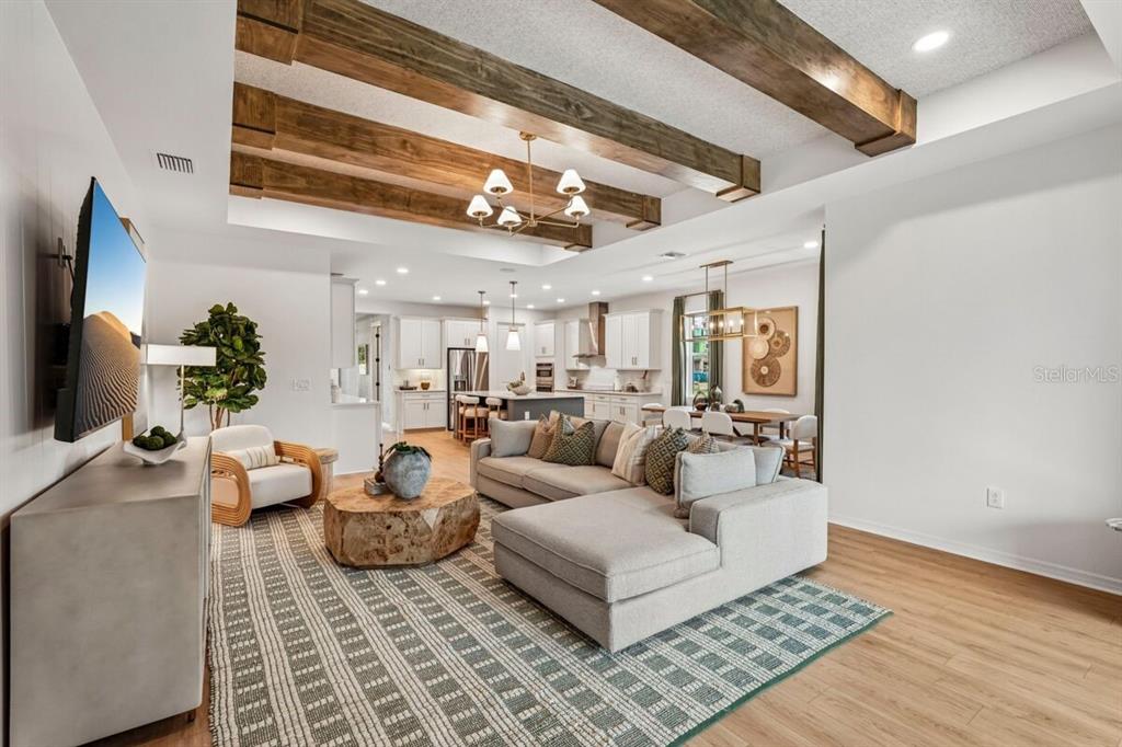 Great Room-Photo description represents the model home of same floor plan.