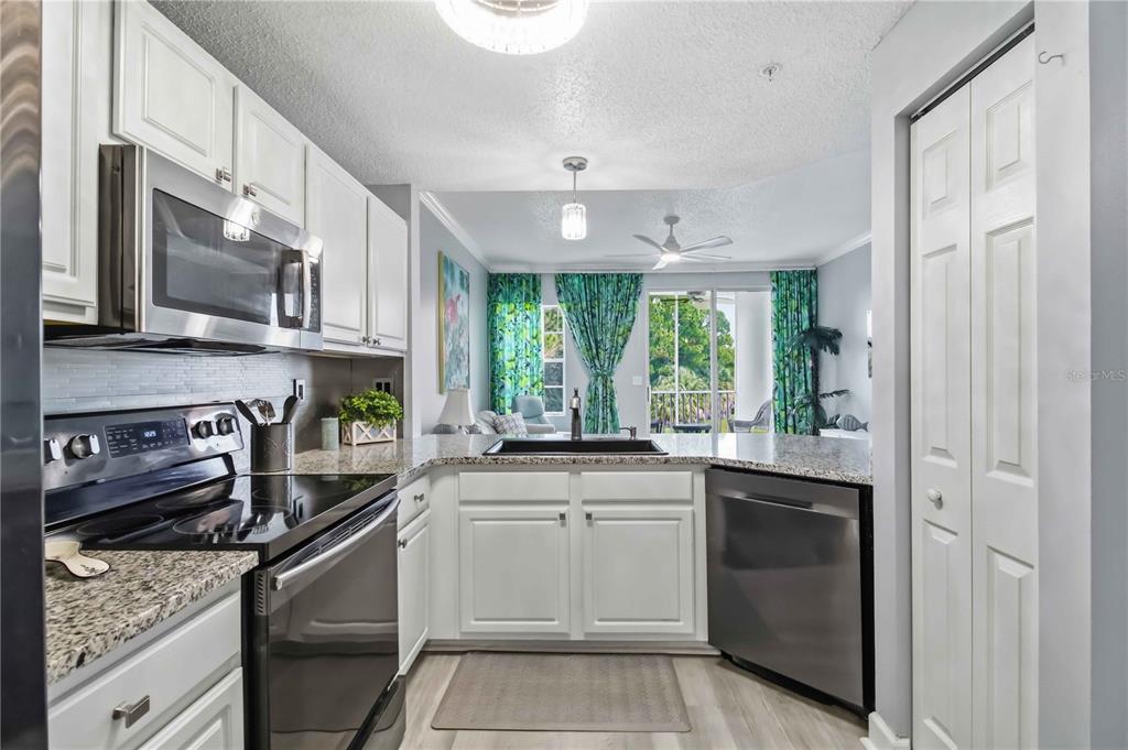 Updated Kitchen, Granite Counters, Abundant Cabinetry, Center Island