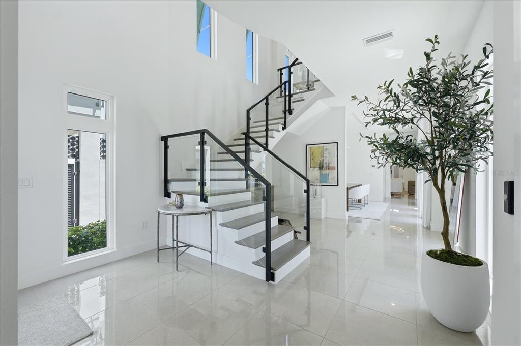 gorgeous stair railing upgrade$$