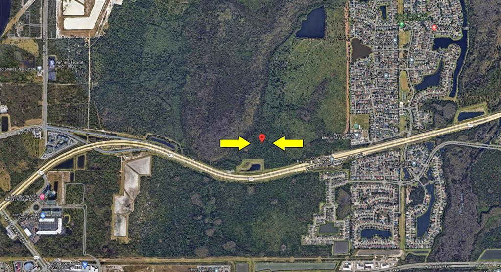 Being Less than 1 mile West of International Drive, and only 2 miles from a future major regional transit hub (linking MCO, Disney, and the Convention Center) all significantly increase this Land’s Long-Term Future Value.
