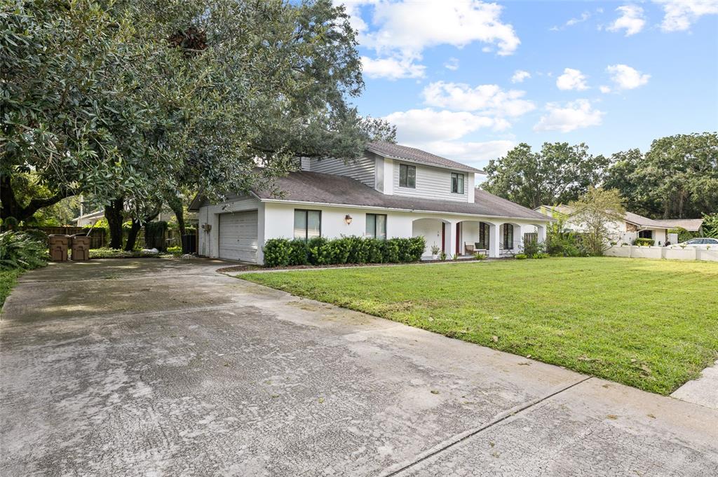 Front driveway