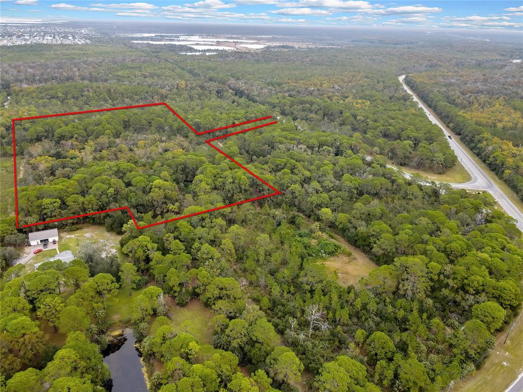 Aerial View with Boundaries