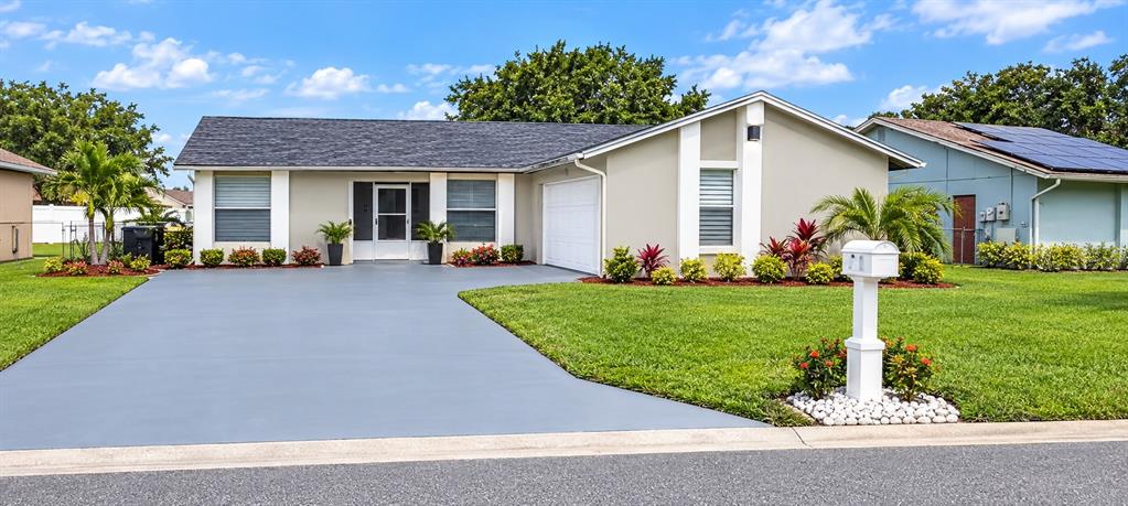 Front of Home. Virtually Staged