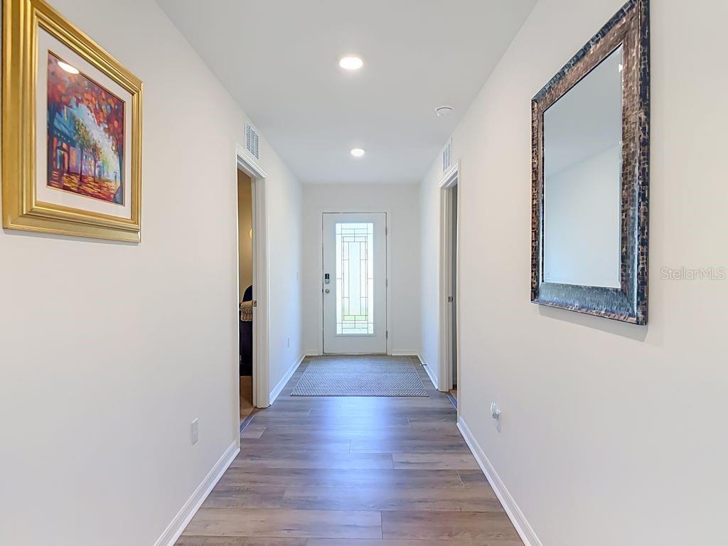 Long spacious entrance hall