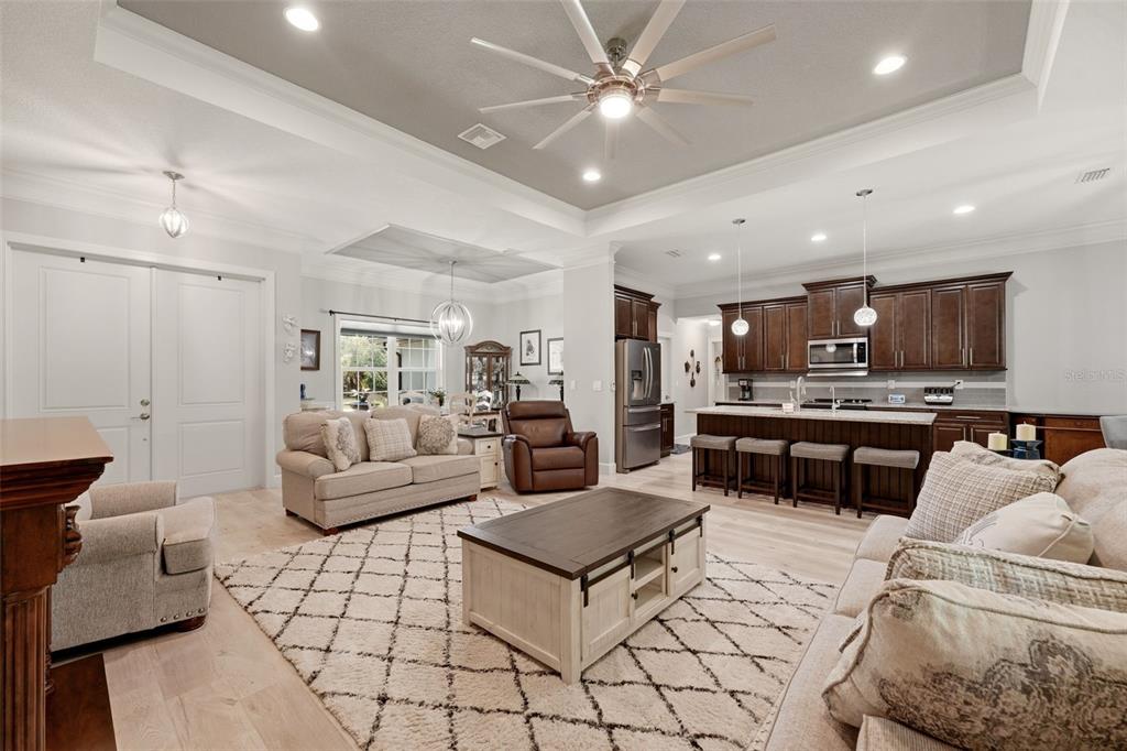 Notice the ceilings