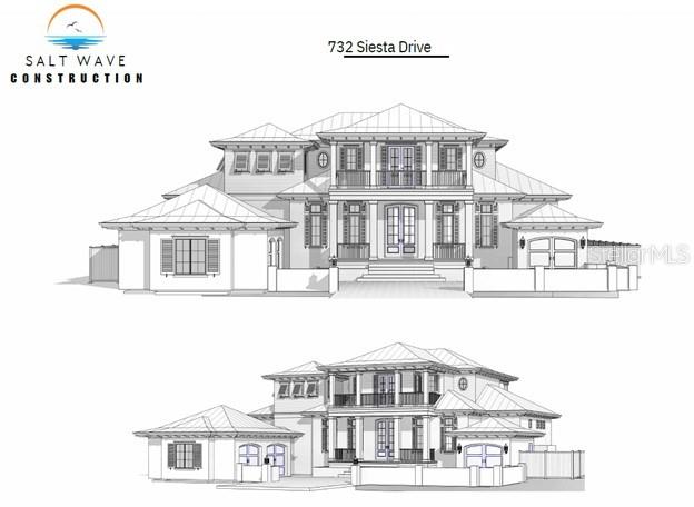 One of four plans that  Salt Wave Construction has that fit on the lot and ready to build quickly once you purchase the lot from the seller.