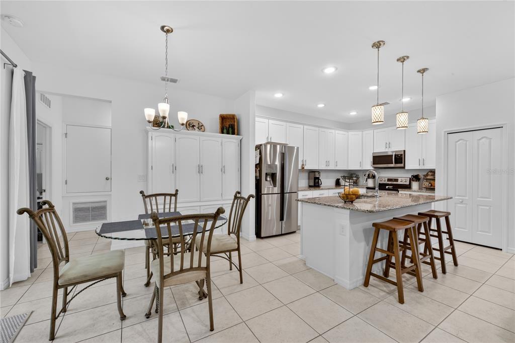 Breakfast nook and Kitchen