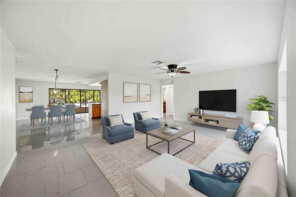 Virtually Staged Living, Dinning Room