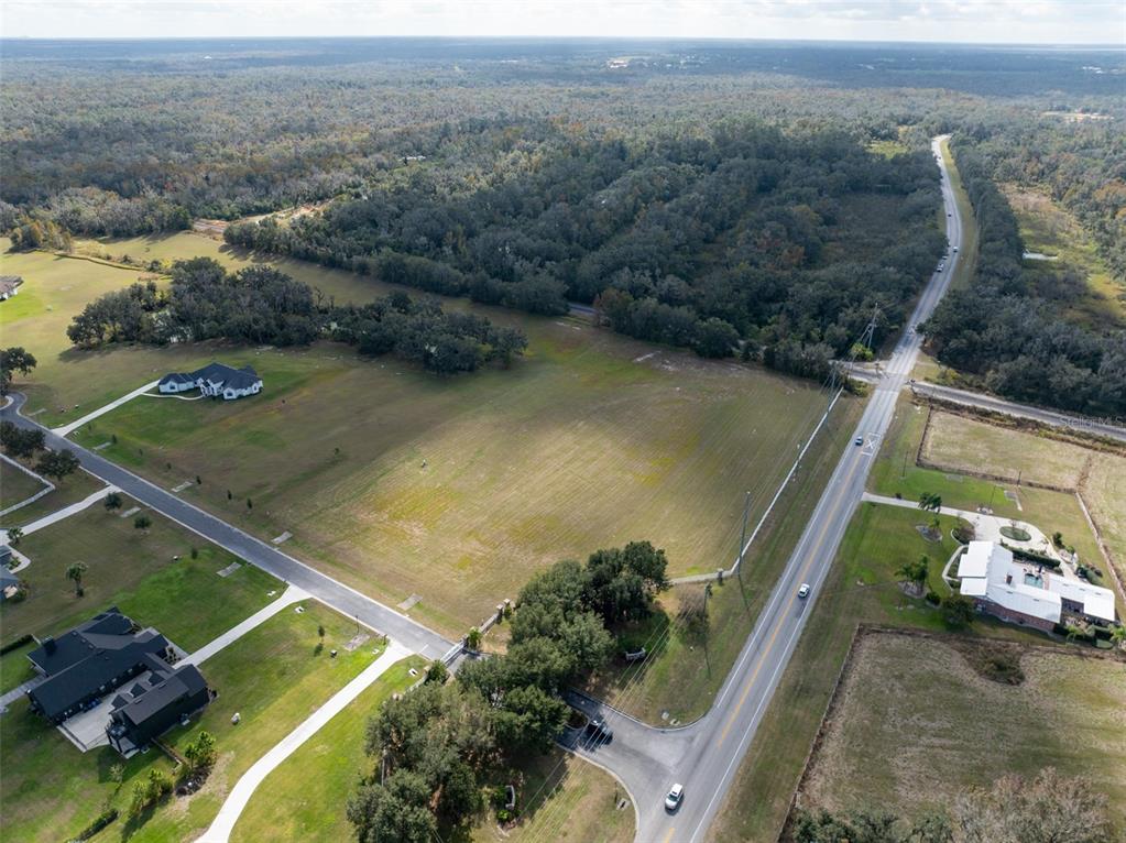 Aerial View of the lot