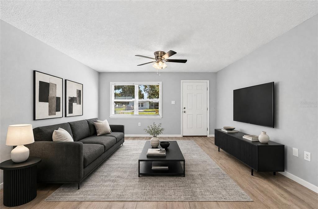 Living Area. Virtually Staged.