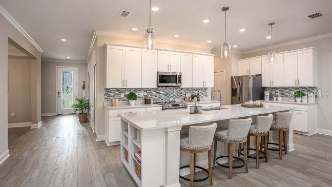 Model home - actual features may vary.