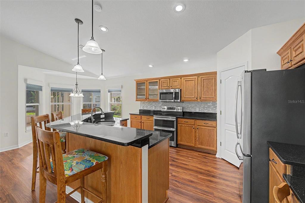 large open kitchen