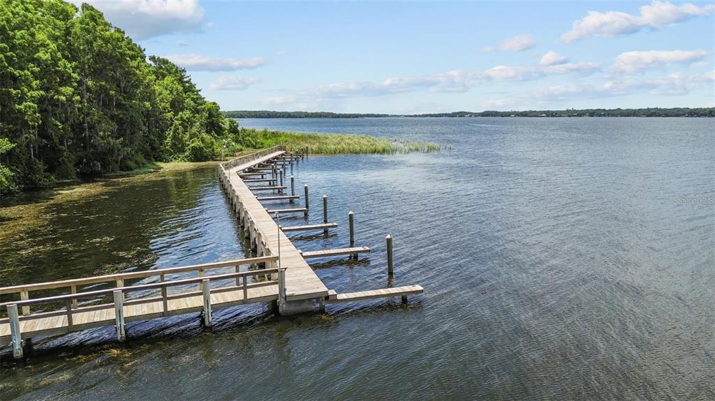 Lansbrook private park/dock to Tarpon Lake