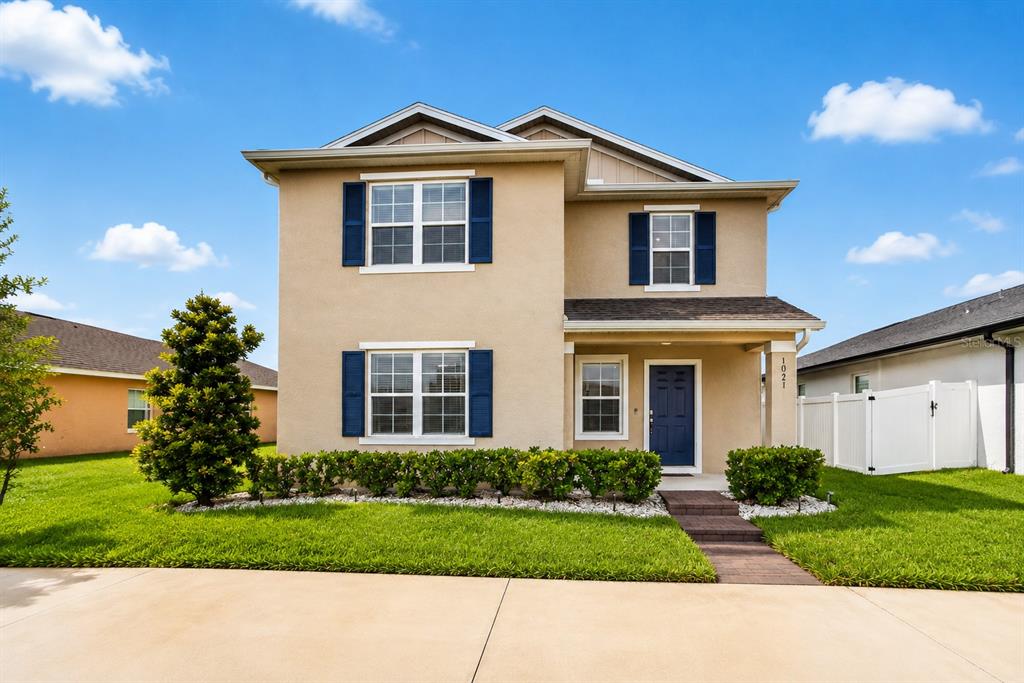 Front exterior – two-story single-family home