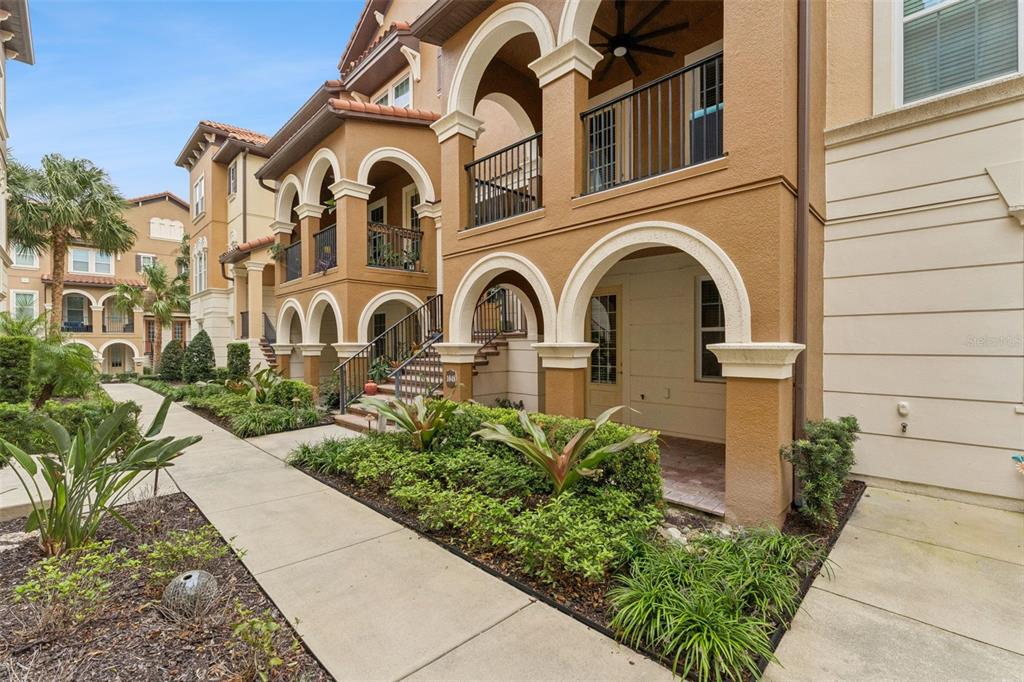 Front courtyard