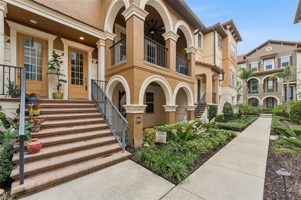 Front courtyard