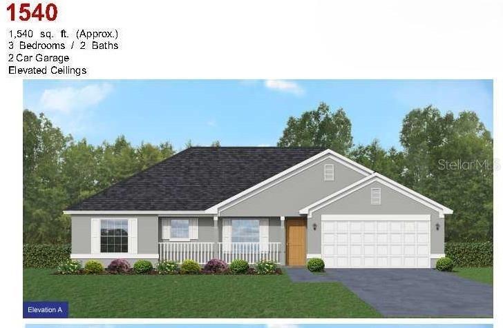 Artist rendering not actual house or exterior color scheme