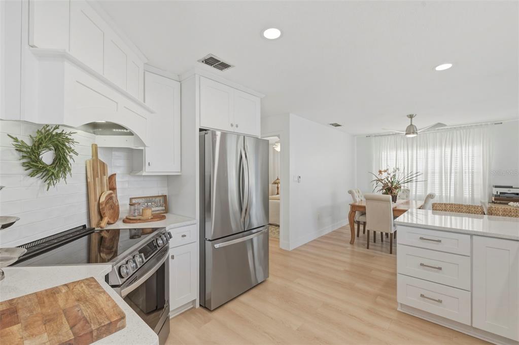 LG stainless steel appliances, 2025 custom cabinets,