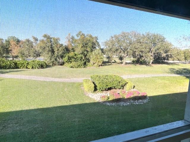 VIEW FROM BACK SCREENED LANAI OF 7TH FAIRWAY AT TARA