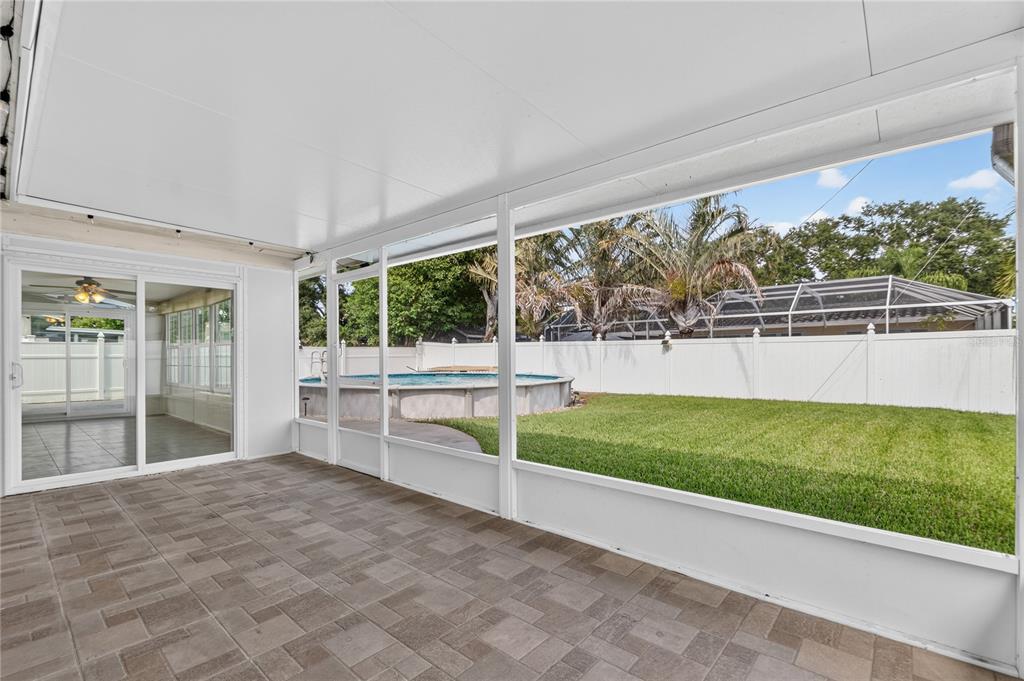 Screened porch