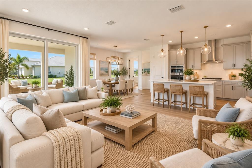 Great Room Digitally Staged