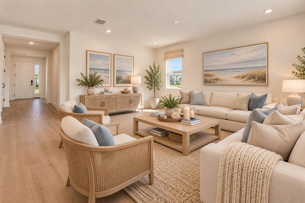 Great Room Digitally Staged