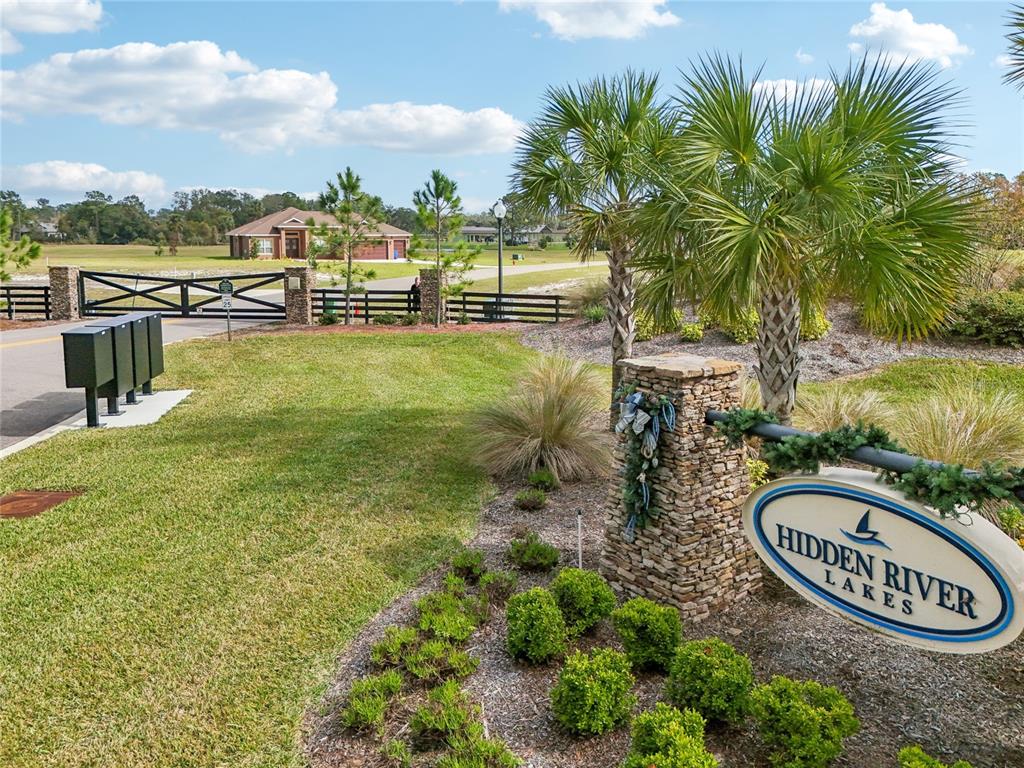Gated community entrance