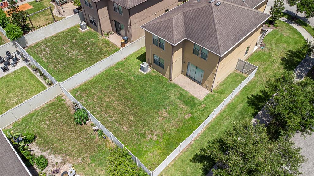 Fenced corner lot