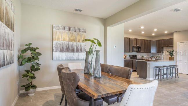Model home - actual features may vary.