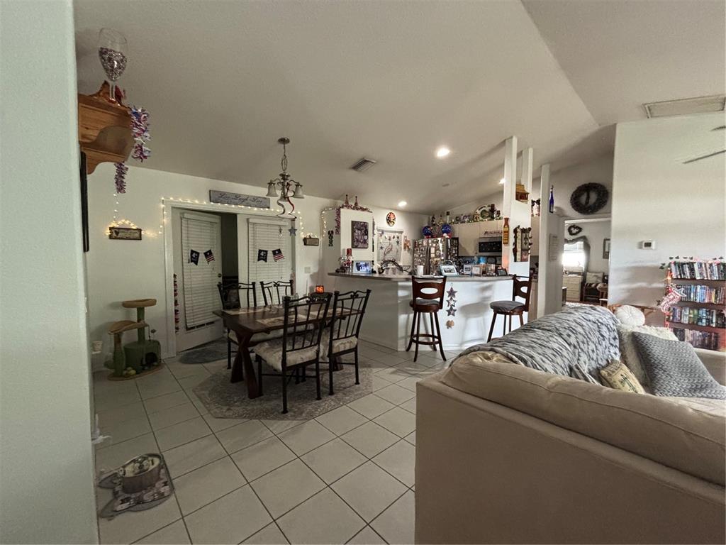 Living area-dining -kitchen