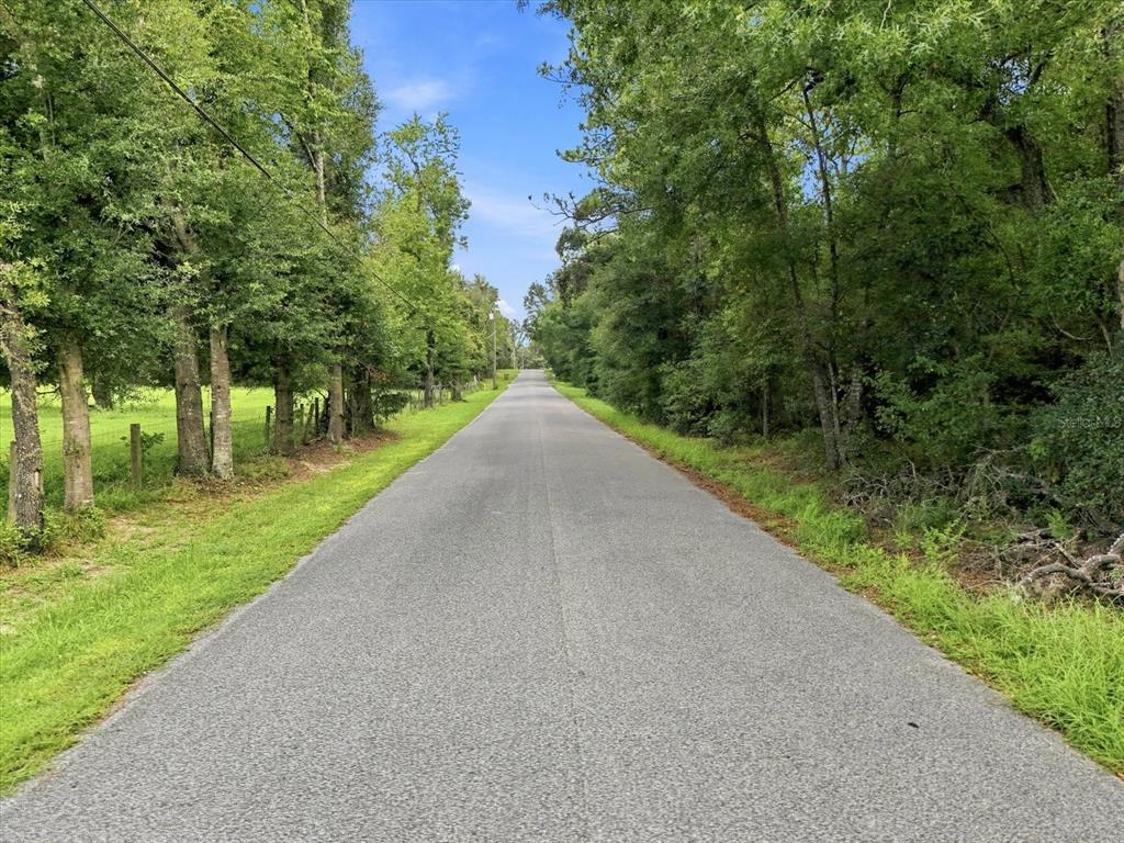 Nice paved road to property