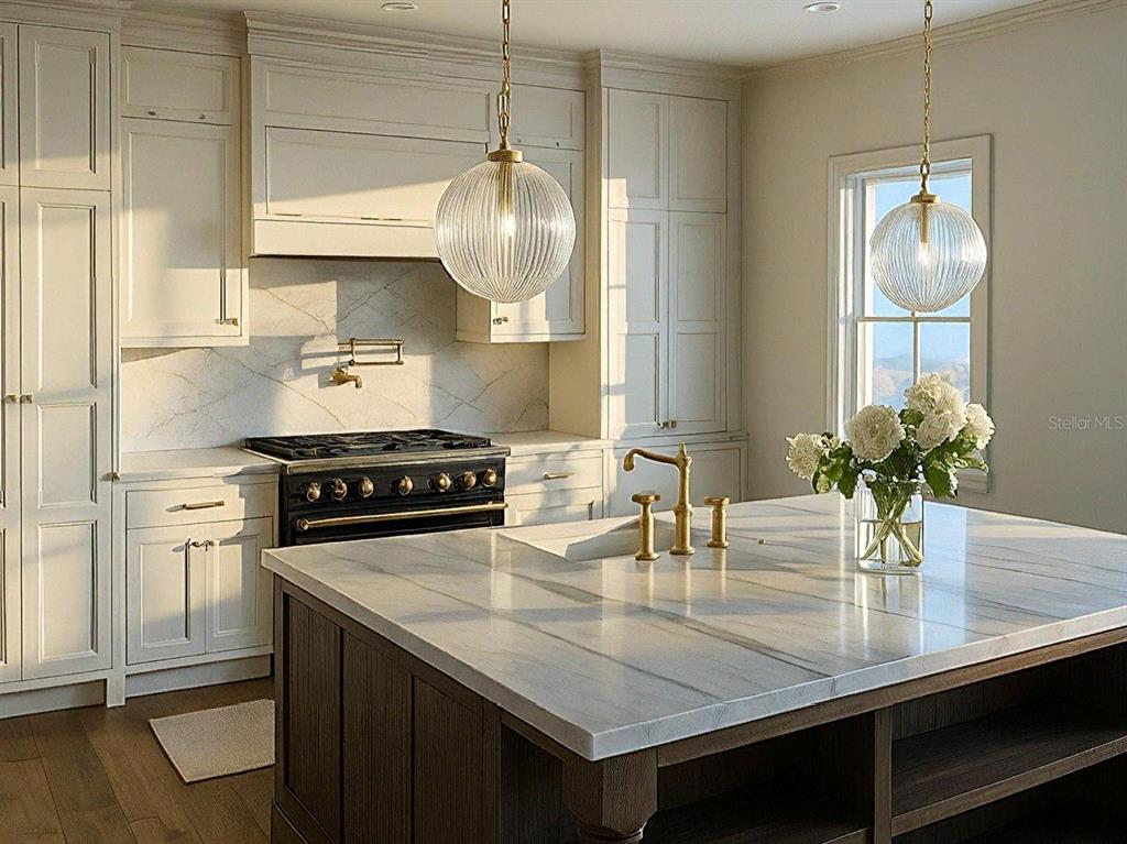 AI rendered kitchen