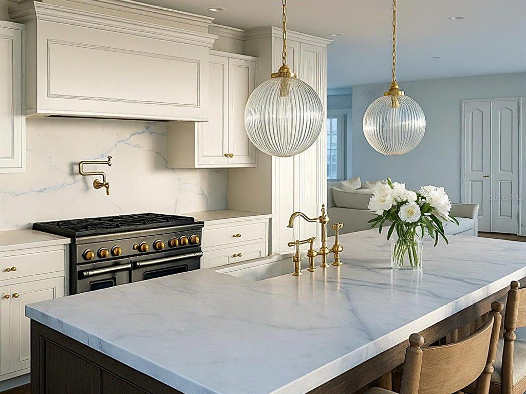AI rendered kitchen