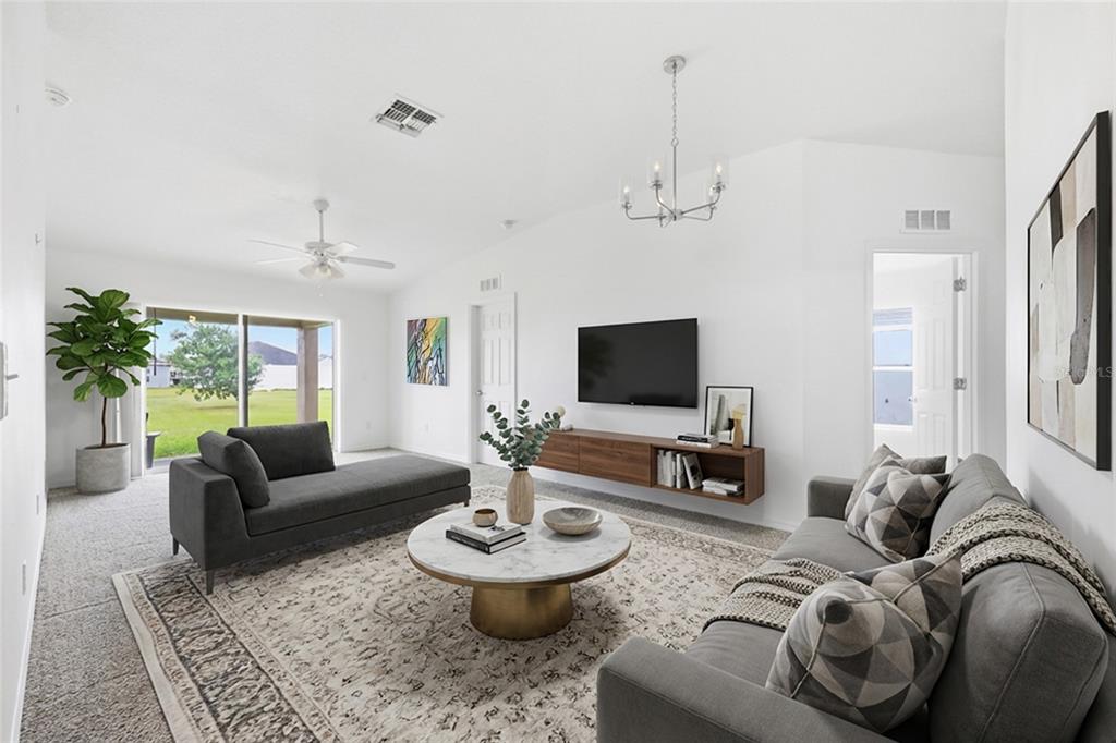 Virtual Staged Living Room
