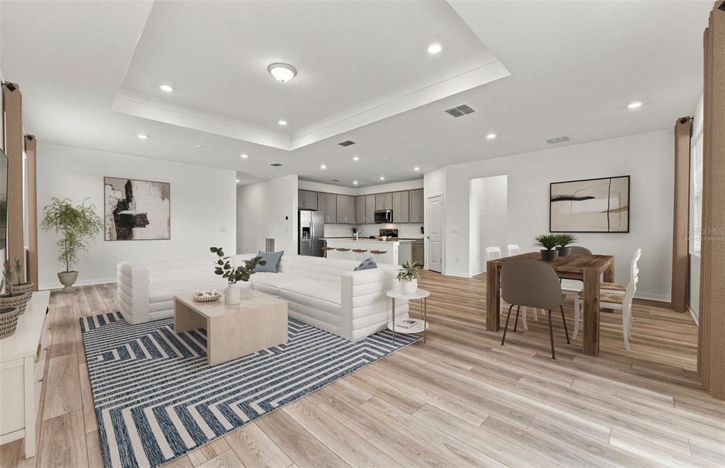 Virtually Staged - Open Gathering Room
