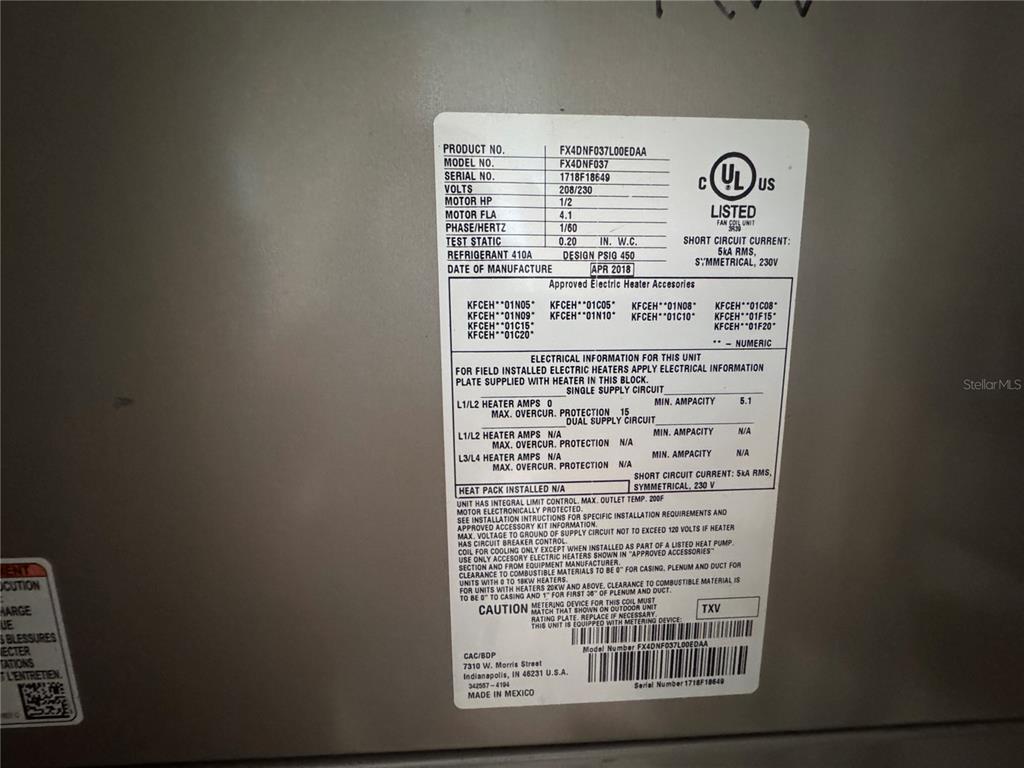 Air Conditioning Unit Installed 2 years ago but Manufactured in 2018