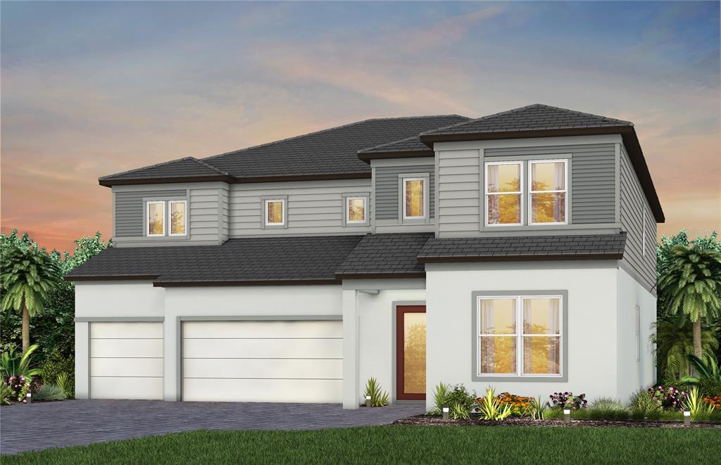 Exterior Rendering, Elevation MD1
